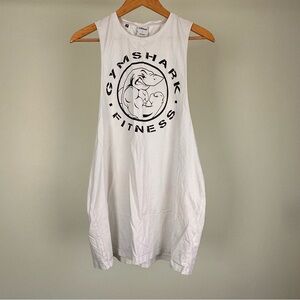 GYMSHARK WHITE TANK